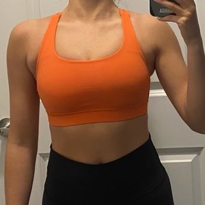 Lulu Lemon Energy Sports Bra - Coral (NEW)